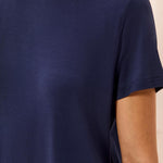 Tribal Short Sleeve Crew Neck Top | Jet Blue - Juli's Wearable Art