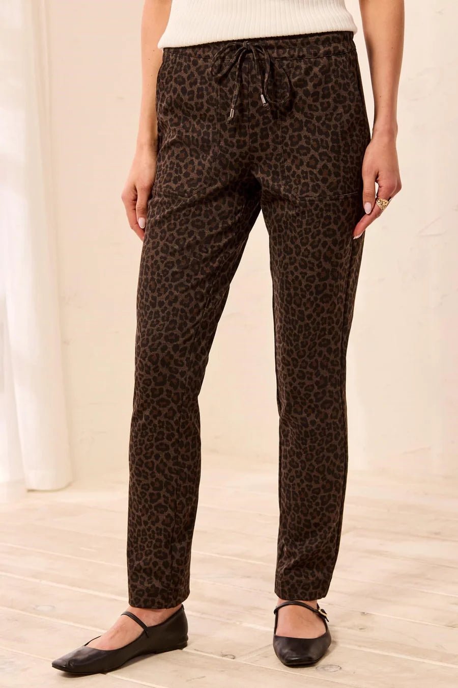 Tribal Soft Ponte Animal Print Pull-On Pants | Hickory - Juli's Wearable Art