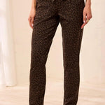 Tribal Soft Ponte Animal Print Pull-On Pants | Hickory - Juli's Wearable Art