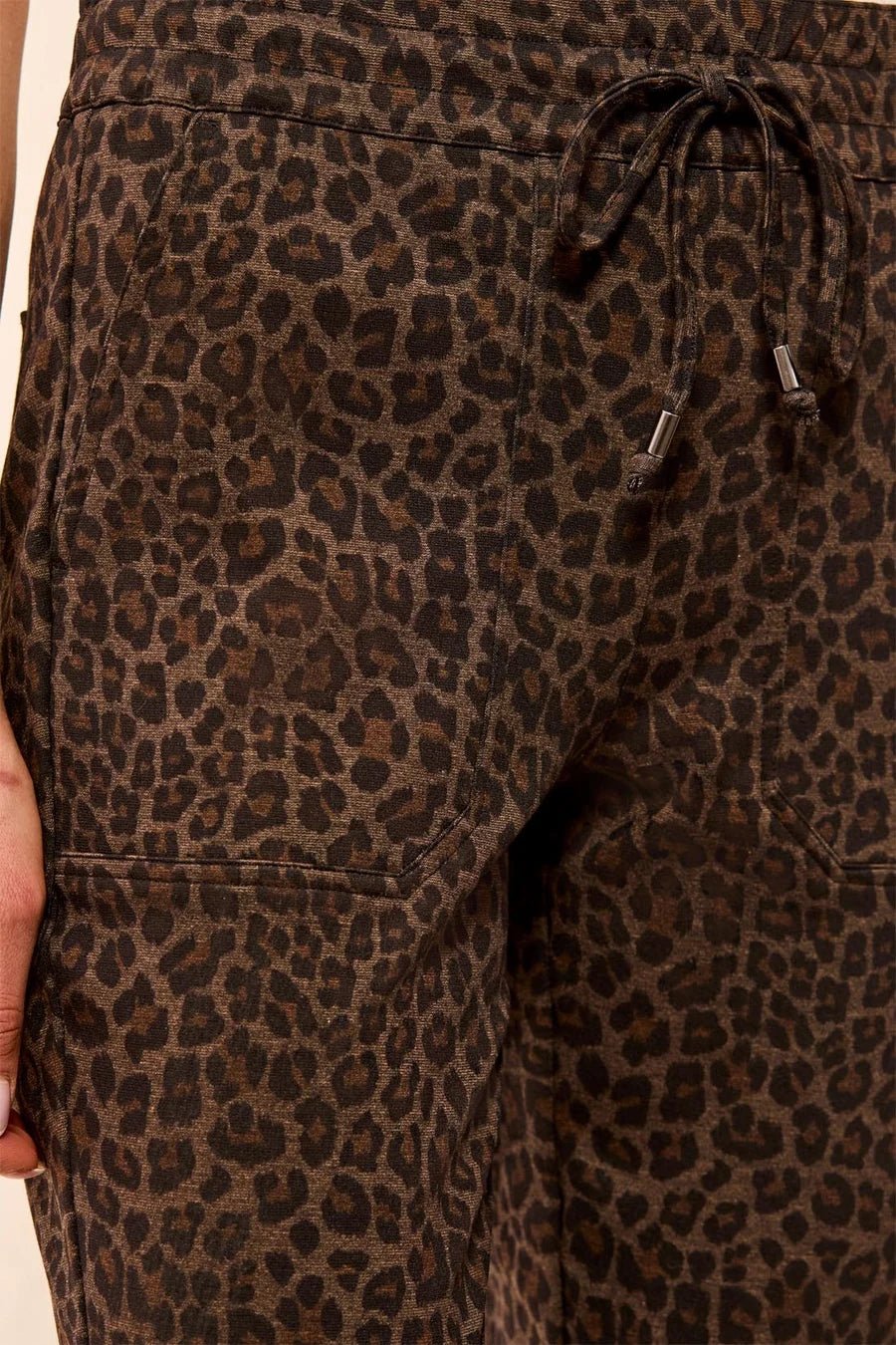 Tribal Soft Ponte Animal Print Pull-On Pants | Hickory
