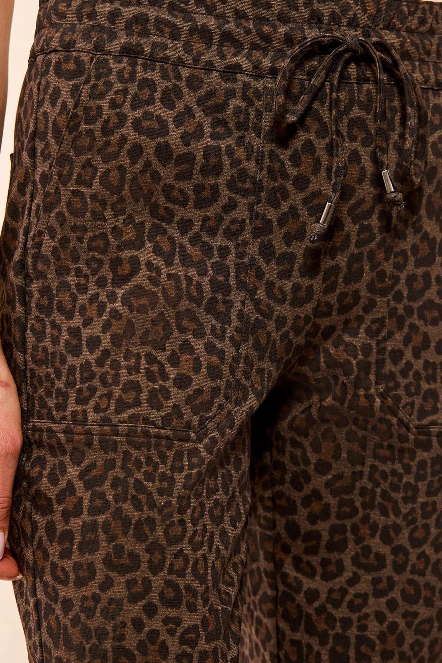 Tribal Soft Ponte Animal Print Pull-On Pants | Hickory