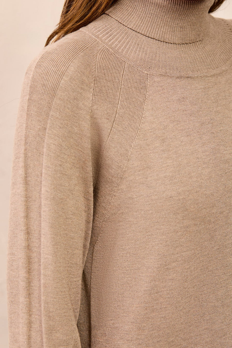 Tribal Soft Viscose Blend Long Sleeve Mock Turtleneck Sweater | Fossil