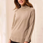 Tribal Soft Viscose Blend Long Sleeve Mock Turtleneck Sweater | Fossil - Juli's Wearable Art
