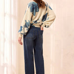 Tribal Sophia Curvy Super Straight Ankle Denim Jeans | Dusk - Juli's Wearable Art