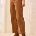 Tribal Sophia Curvy Super Straight Ankle Denim Jeans | Sandalwood - Juli's Wearable Art