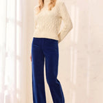 Tribal Stretch Corduroy High-Rise Wide Leg Pants | Stellar - Juli's Wearable Art