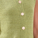 Tribal Sweater Vest with Pockets and Fancy Buttons | Kiwi Zest - Juli's Wearable Art