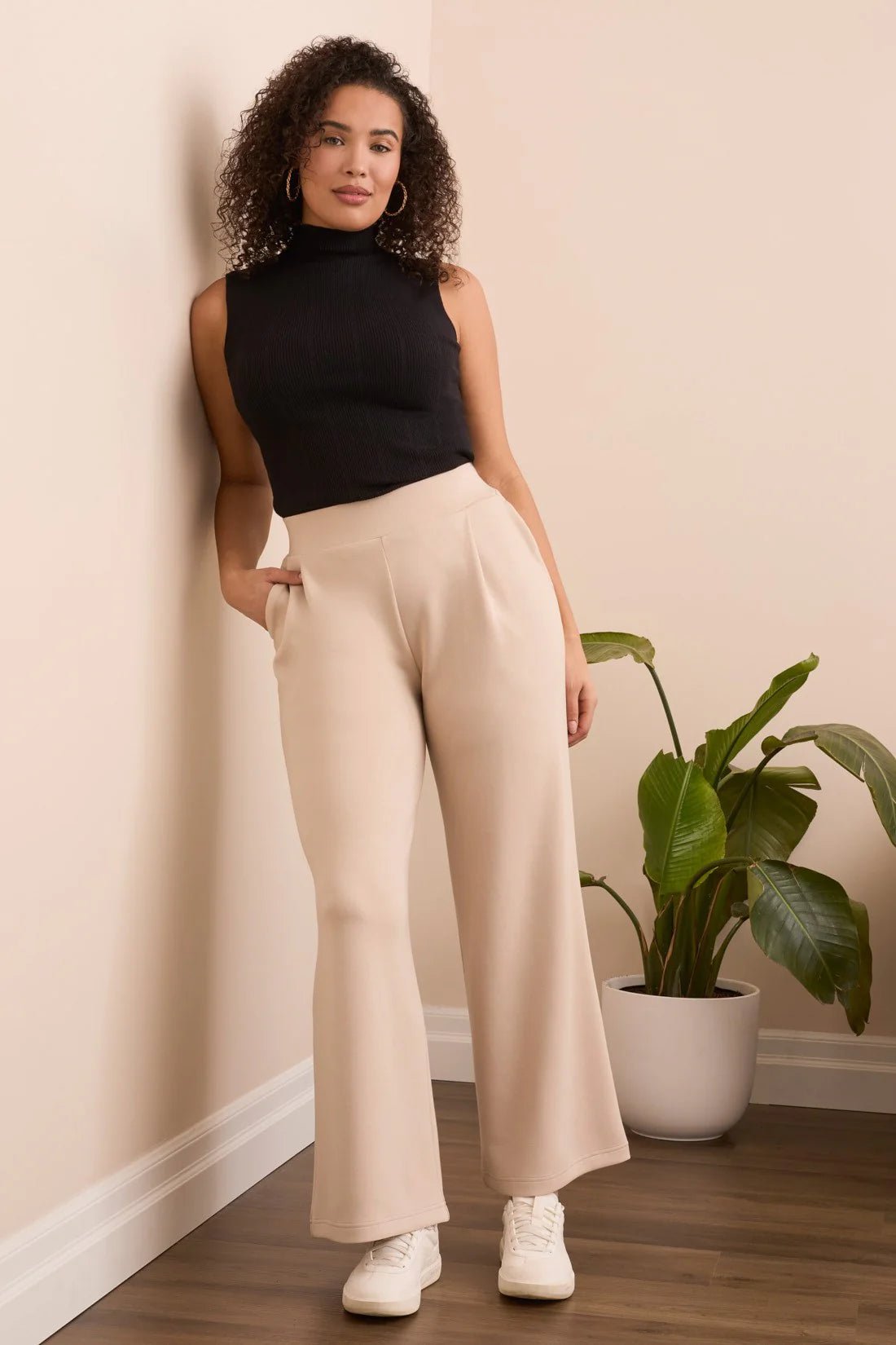 Tribal Techno Lux Wide Leg Pull - On Pants - Juli's Wearable Art
