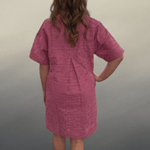 Tribal V - Neck Collar Tunic Dress | Wisteria - Juli's Wearable Art