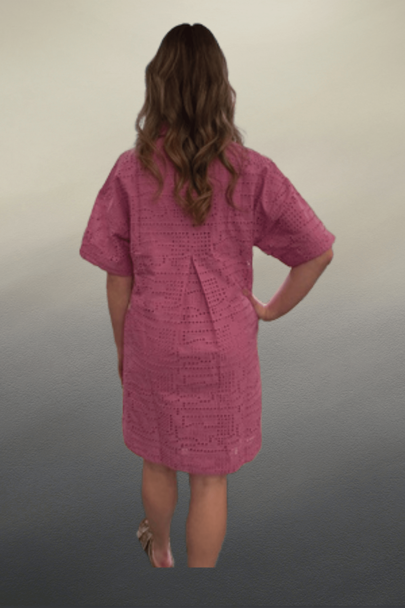 Tribal V - Neck Collar Tunic Dress | Wisteria - Juli's Wearable Art