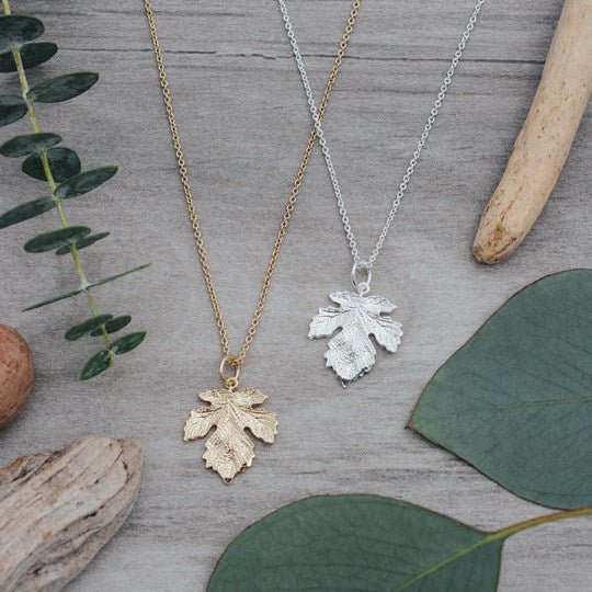 True North Leaf Necklace - Juli's Wearable Art
