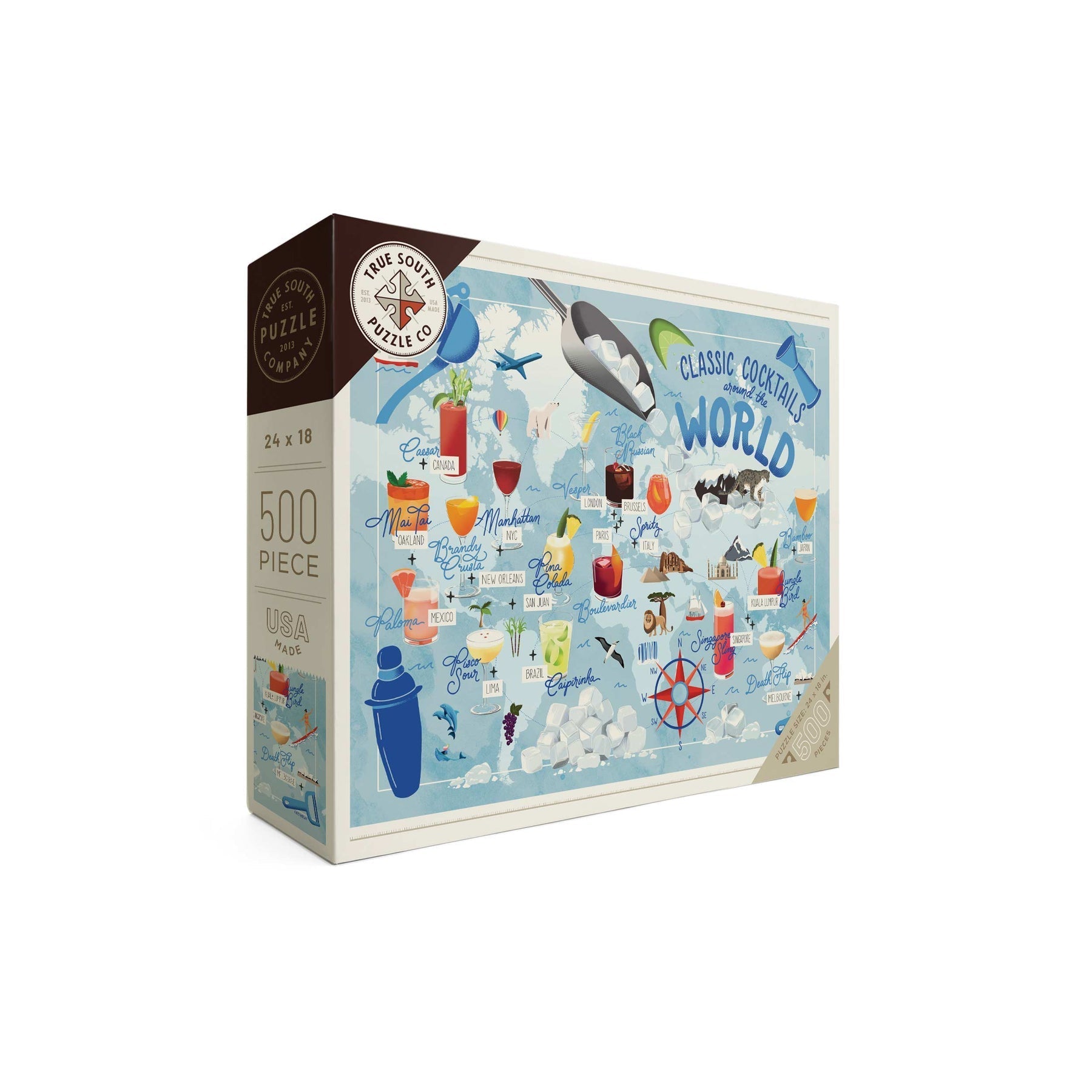 True South Puzzles - Cocktails of the World - Juli's Wearable Art