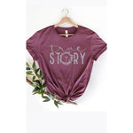 True Story Cross Easter Graphic Tee - Juli's Wearable Art