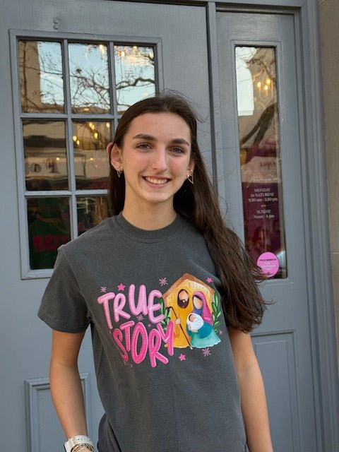 True Story Nativity Scene Tee - Juli's Wearable Art