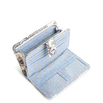 Turnlock Wallet in Premium Cotton | Neutral Rhapsody - Juli's Wearable Art