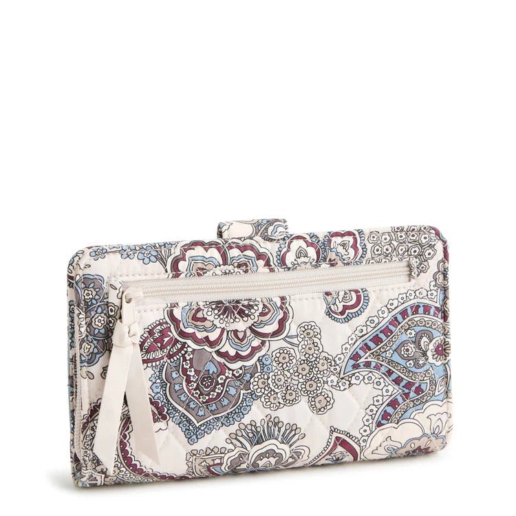 Turnlock Wallet in Premium Cotton | Neutral Rhapsody - Juli's Wearable Art