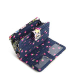 Turnlock Wallet | Premium Cotton | Poppy Fields - Juli's Wearable Art