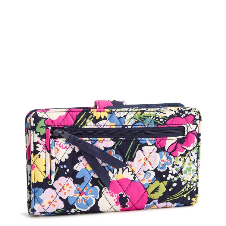 Turnlock Wallet | Premium Cotton | Poppy Fields - Juli's Wearable Art