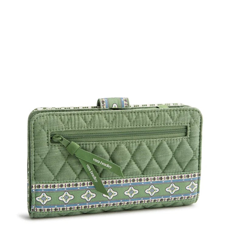 Turnlock Wallet | Premium Cotton | Vineyard Green Chambray