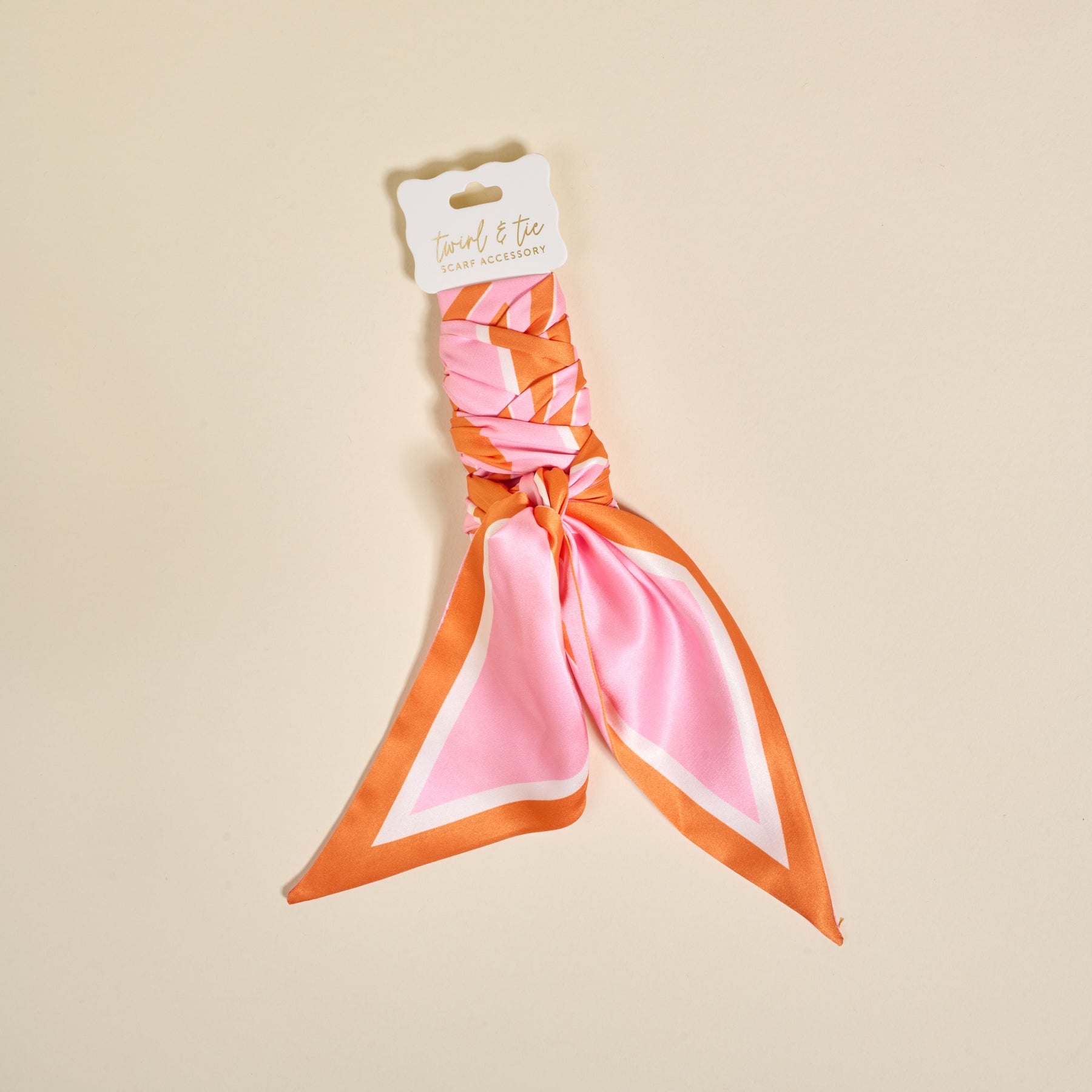 Twirl & Tie Scarf Accessory | Sicily Stripes Pink - Juli's Wearable Art