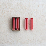 Unscented Package - Shaped Taper Candles – Pink & Red (Set of 2) - Juli's Wearable Art