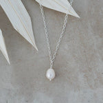 Veda White Pearl Necklace - Juli's Wearable Art