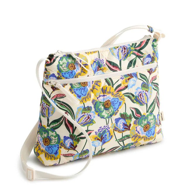 Vera Bradey Original Zip Hipster | Featherweight | Gardenia Garden - Juli's Wearable Art