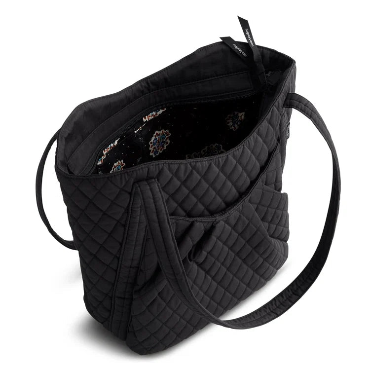 Vera Bradley Amanda Shoulder Bag | Premium Cotton | Moonless Night