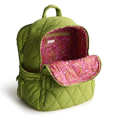 Vera Bradley Bancroft Backpack in Nylon - Spinach Green - Juli's Wearable Art