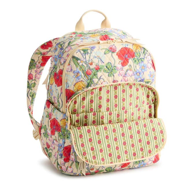 Vera Bradley Bancroft Backpack | Premium Cotton | All the Pretty Wildflowers - Juli's Wearable Art
