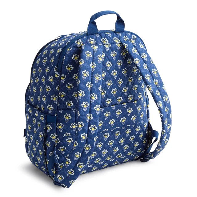 Vera Bradley Bancroft Backpack | Premium Cotton | Maison Blue - Juli's Wearable Art
