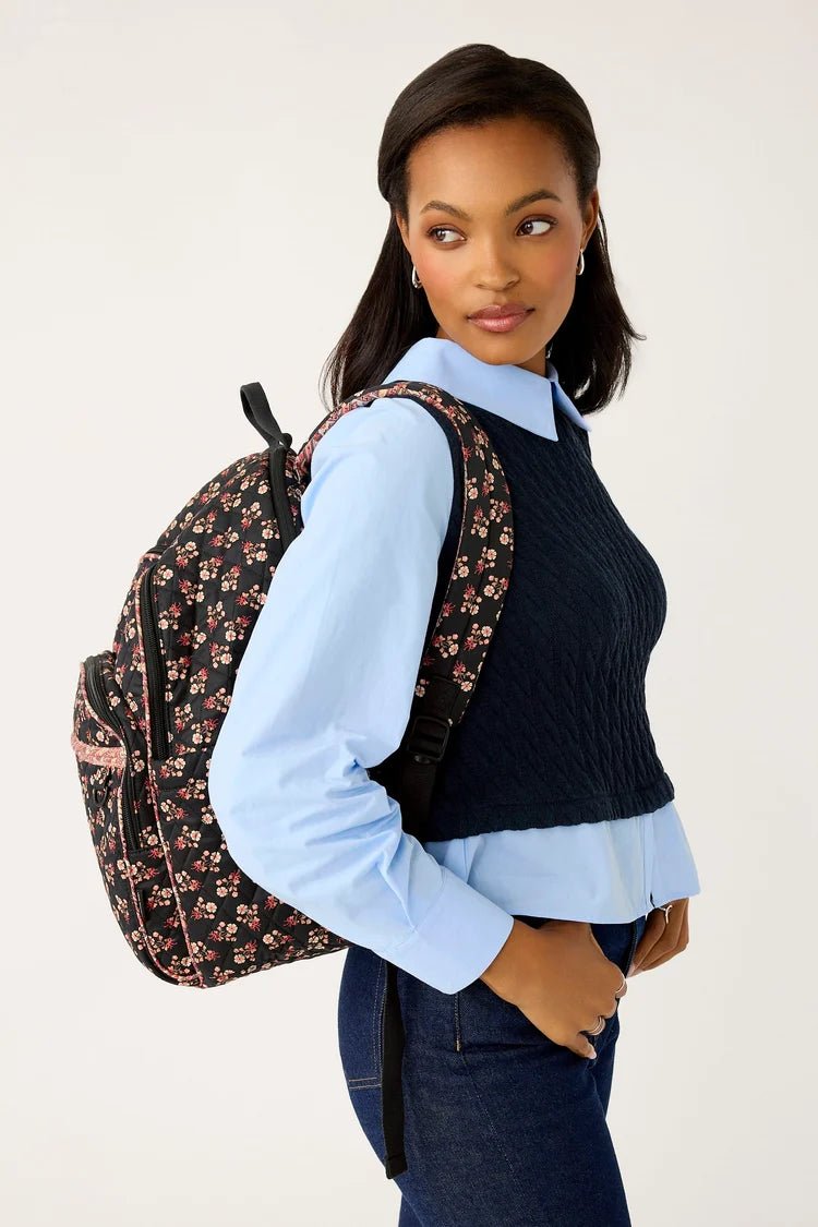 Vera Bradley Bancroft Backpack | Premium Cotton | Melissa Ditsy - Juli's Wearable Art