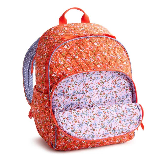Vera Bradley Bancroft Backpack | Premium Cotton | Wildflower Sprigs - Juli's Wearable Art