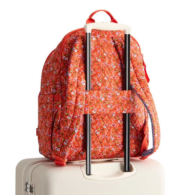 Vera Bradley Bancroft Backpack | Premium Cotton | Wildflower Sprigs - Juli's Wearable Art