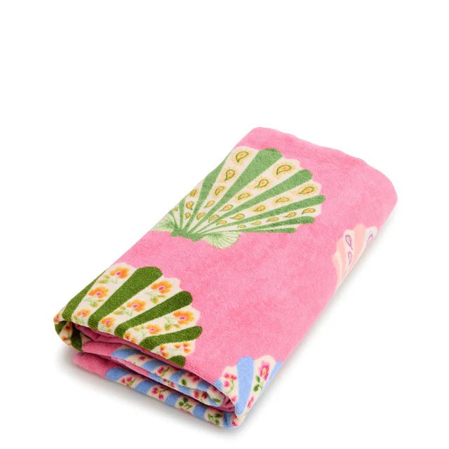Vera Bradley Beach Towel | Cottage Shells - Juli's Wearable Art