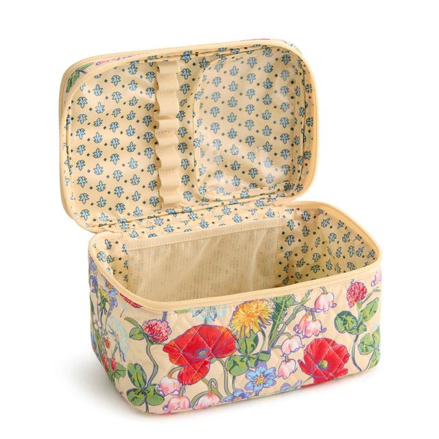 Vera Bradley Brush Up Cosmetic Case | All the Pretty Wildflowers - Juli's Wearable Art