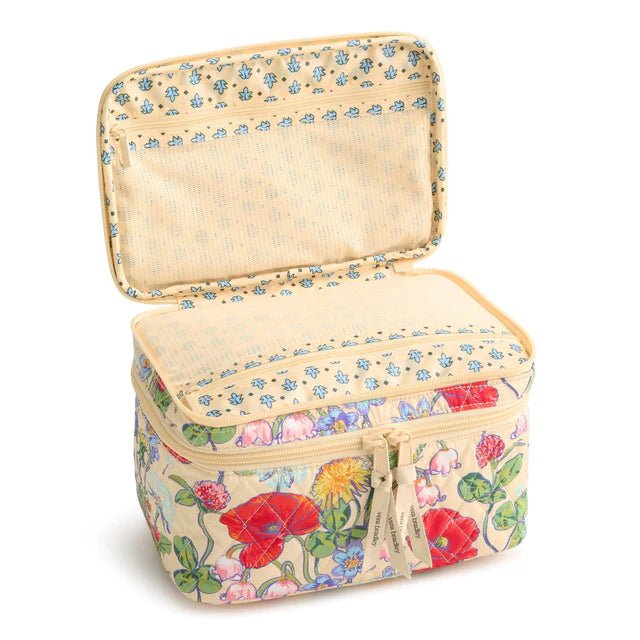 Vera Bradley Brush Up Cosmetic Case | All the Pretty Wildflowers - Juli's Wearable Art