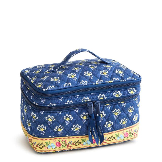 Vera Bradley Brush Up Cosmetic Case | Maison Blue - Juli's Wearable Art