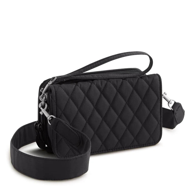 Vera Bradley Carlow All in One Crossbody | Premium Cotton | Moonless Night - Juli's Wearable Art