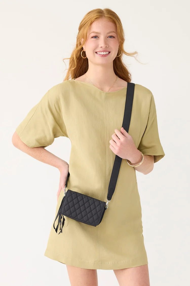 Vera Bradley Carlow All in One Crossbody | Premium Cotton | Moonless Night - Juli's Wearable Art