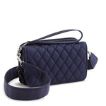 Vera Bradley Carlow All in One Crossbody | Premium Cotton | Peacoat - Juli's Wearable Art