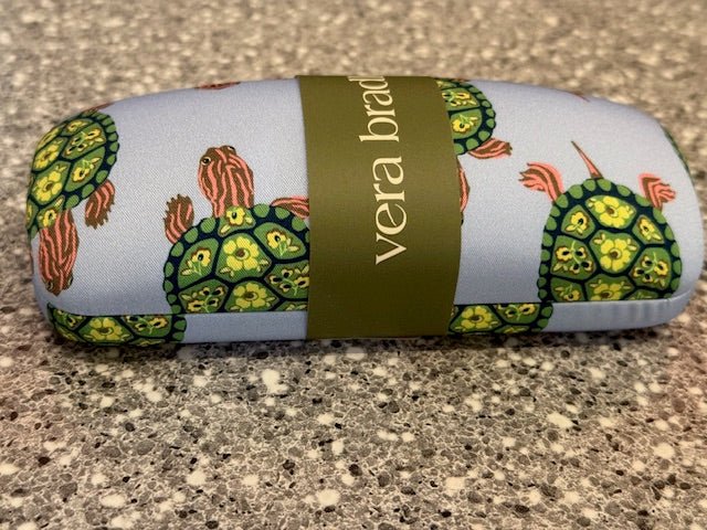 Vera Bradley Clamshell Reader Eyeglasses Case | Slow Dance - Juli's Wearable Art