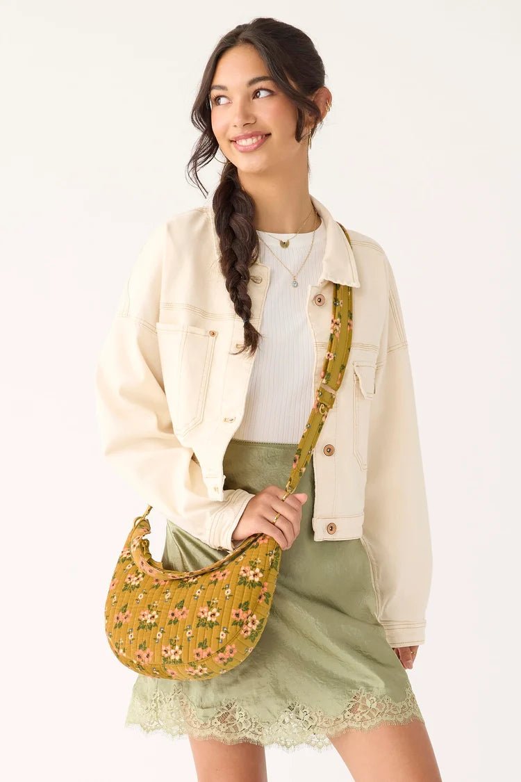 Vera Bradley Clara Convertible Shoulder Bag | Corduroy | Honeybloom