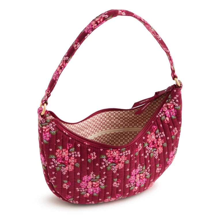 Vera Bradley Clara Convertible Shoulder Bag | Corduroy | Petal Pouf - Juli's Wearable Art