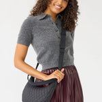 Vera Bradley Clara Convertible Shoulder Bag | Premium Cotton | Moonless Night - Juli's Wearable Art