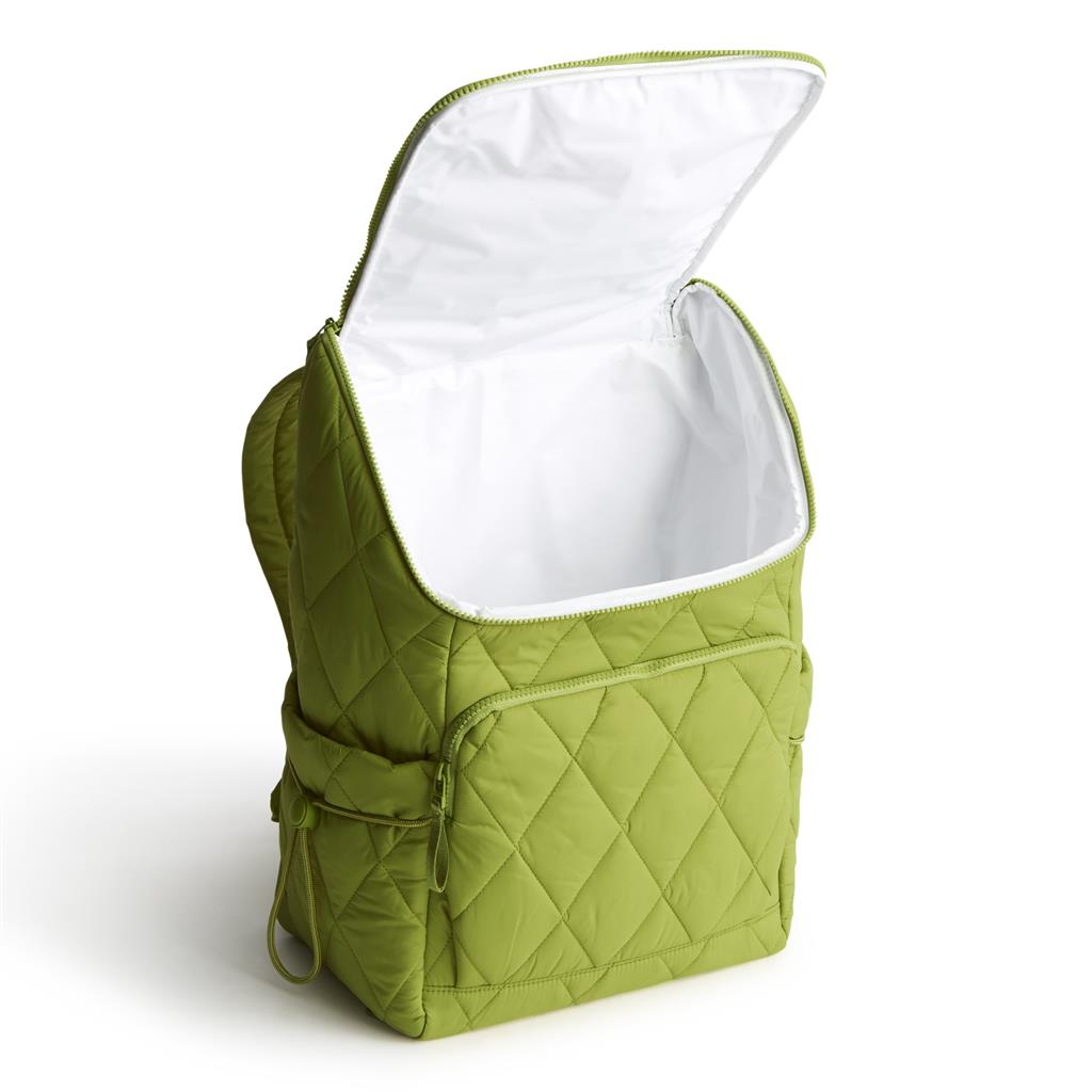 Vera Bradley Cooler Backpack in Nylon - Spinach Green - Juli's Wearable Art