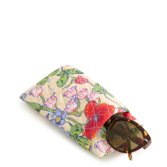 Vera Bradley Double Eye Case | Premium Cotton | All the Pretty Wildflowers - Juli's Wearable Art