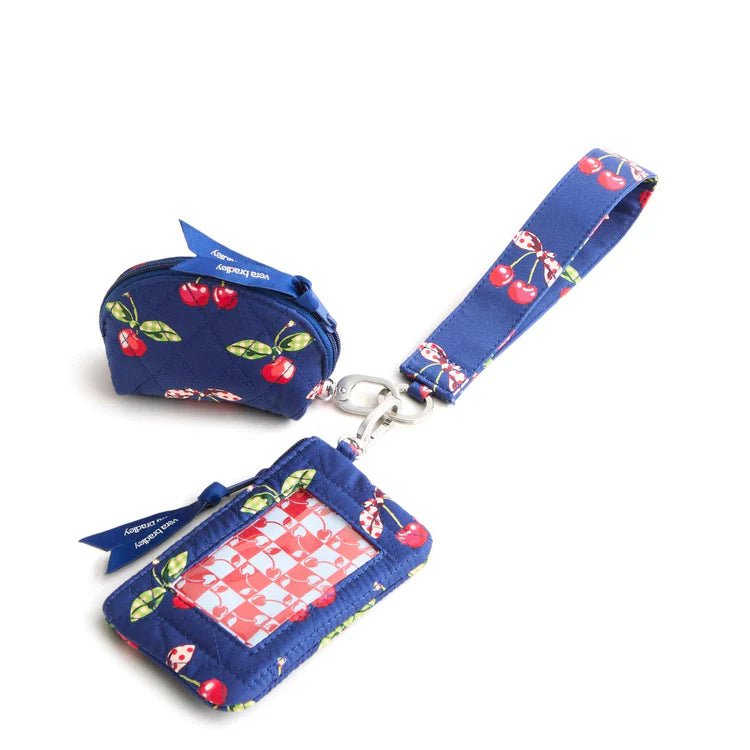 Vera Bradley Dual Pouch Wide Wristlet | Cherry Picking - Juli's Wearable Art