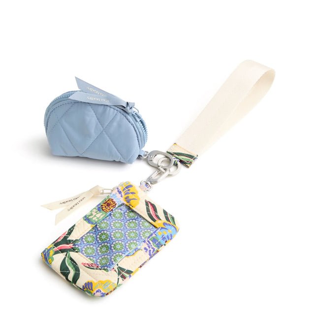 Vera Bradley Dual Pouch Wide Wristlet | Gardenia Garden - Juli's Wearable Art