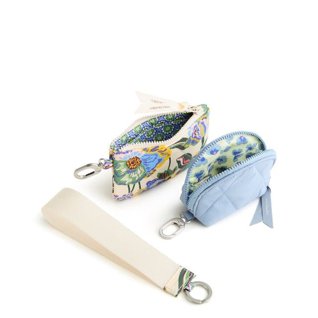 Vera Bradley Dual Pouch Wide Wristlet | Gardenia Garden - Juli's Wearable Art